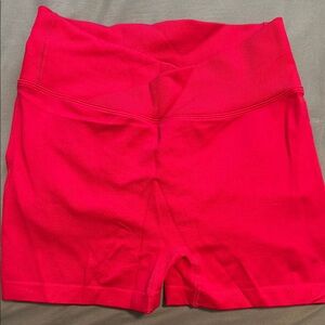 Women's Red Shorts